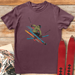 Spectrum Mute Grab T Shirt Gift For Skier
