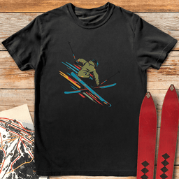 Spectrum Mute Grab T Shirt Gift For Skier