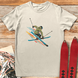 Spectrum Mute Grab T Shirt Gift For Skier