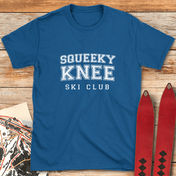 Squeeky Knee Ski Club T Shirt Gift For Skier