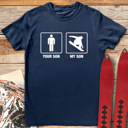 Snowboard Son T Shirt Gift For Snowboarder
