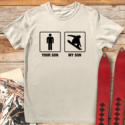 Snowboard Son T Shirt Gift For Snowboarder