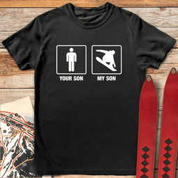 Snowboard Son T Shirt Gift For Snowboarder