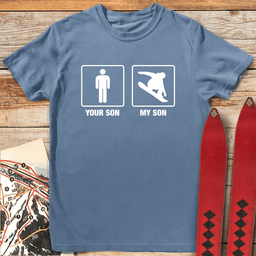 Snowboard Son T Shirt Gift For Snowboarder