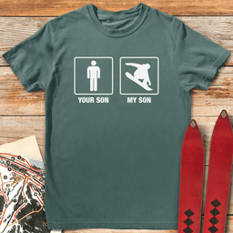 Snowboard Son T Shirt Gift For Snowboarder