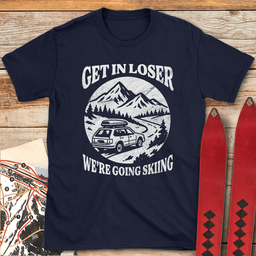 Skiing Loser T Shirt Gift For Skier