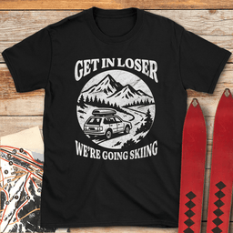 Skiing Loser T Shirt Gift For Skier