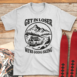 Skiing Loser T Shirt Gift For Skier