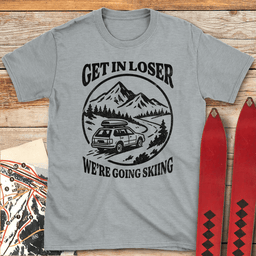 Skiing Loser T Shirt Gift For Skier