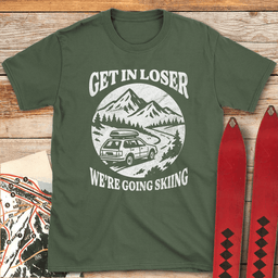 Skiing Loser T Shirt Gift For Skier