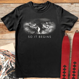 So IT Begins T Shirt Gift For Skier