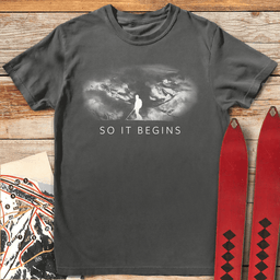 So IT Begins T Shirt Gift For Skier