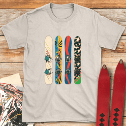 Snowboard Fence T Shirt Gift For Snowboarder