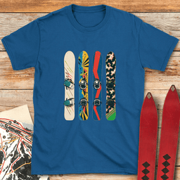 Snowboard Fence T Shirt Gift For Snowboarder