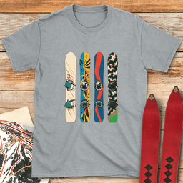 Snowboard Fence T Shirt Gift For Snowboarder