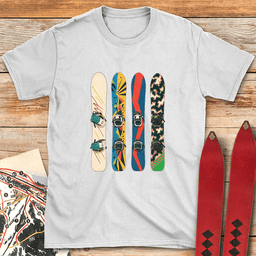 Snowboard Fence T Shirt Gift For Snowboarder