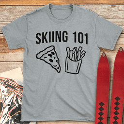 Skiing 101 T Shirt Gift For Skier