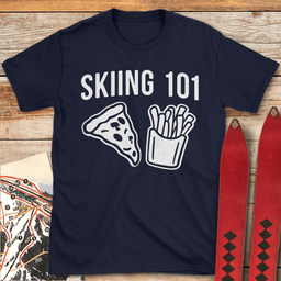 Skiing 101 T Shirt Gift For Skier