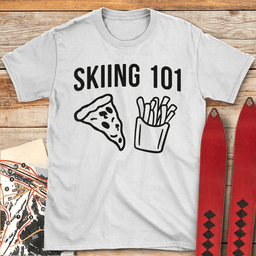 Skiing 101 T Shirt Gift For Skier