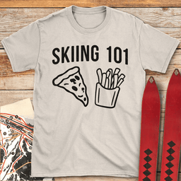 Skiing 101 T Shirt Gift For Skier