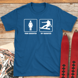 Snowboard Daughter T Shirt Gift For Snowboarder