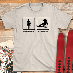 Snowboard Daughter T Shirt Gift For Snowboarder