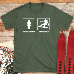 Snowboard Daughter T Shirt Gift For Snowboarder