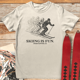 Skiing Is Fun T Shirt Gift For Skier