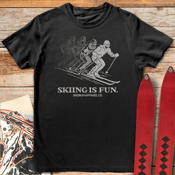 Skiing Is Fun T Shirt Gift For Skier