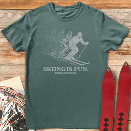 Skiing Is Fun T Shirt Gift For Skier