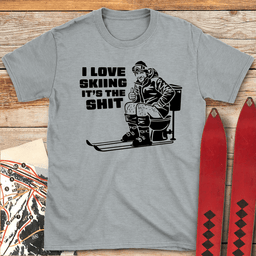 Skiing Is The Shit T Shirt Gift For Skier