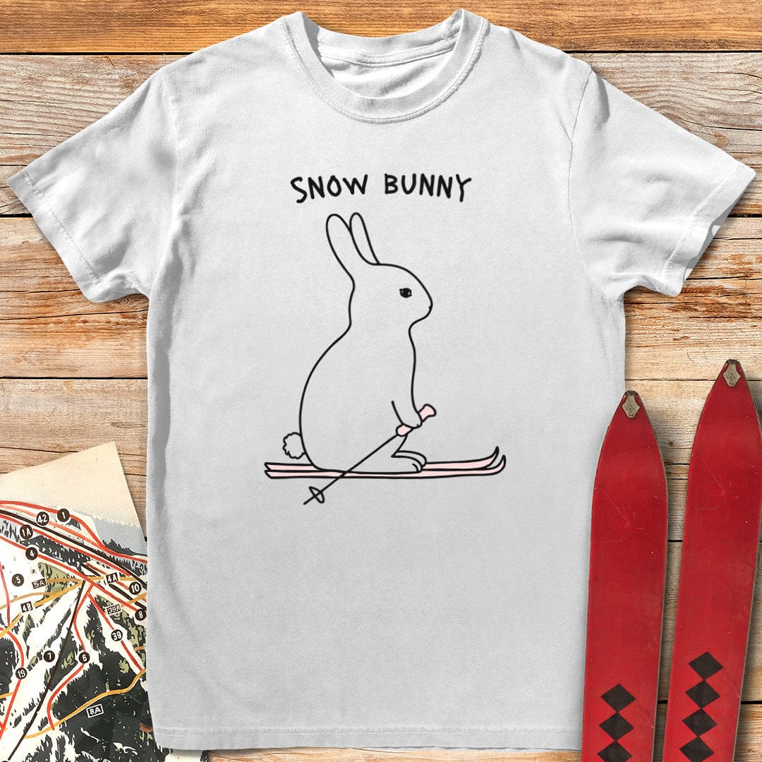 Snow Bunny T Shirt Gift For Skier