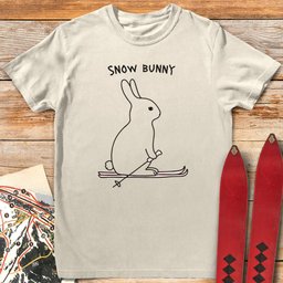 Snow Bunny T Shirt Gift For Skier