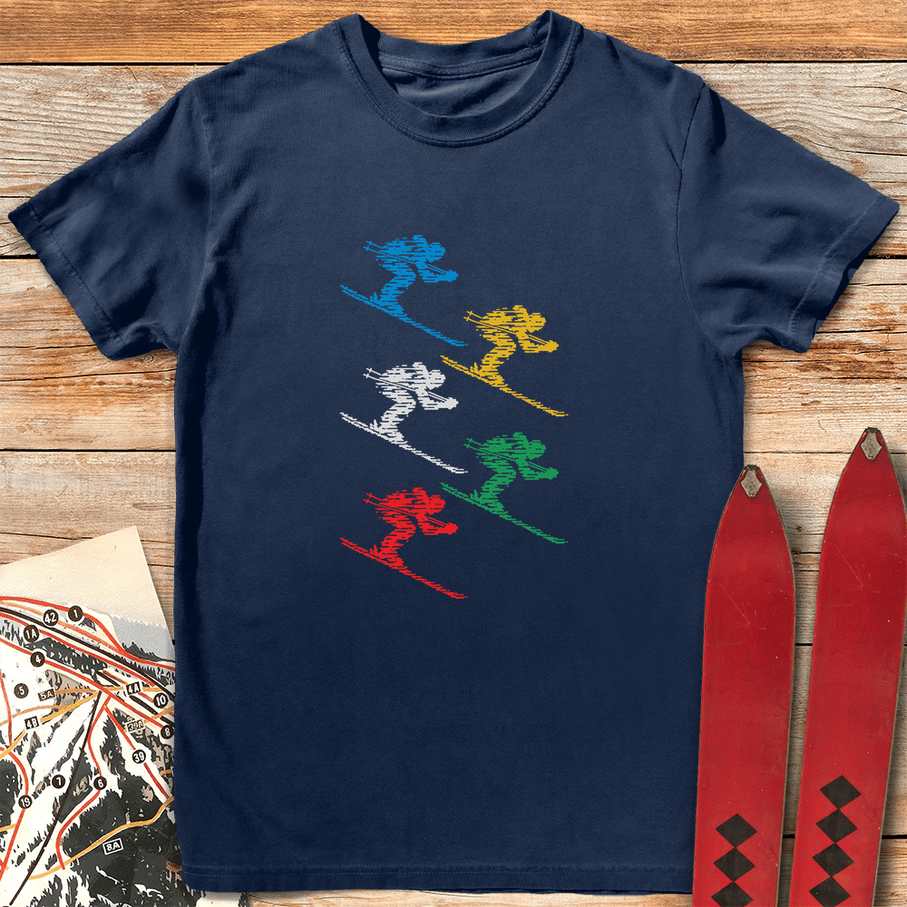Spectrum Tuck T Shirt Gift For Skier