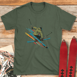 Spectrum Mute Grab T Shirt Gift For Skier