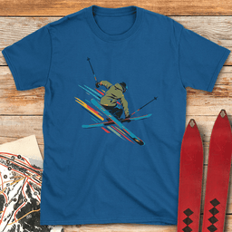 Spectrum Mute Grab T Shirt Gift For Skier