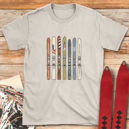 Ski Quiver T Shirt Gift For Skier