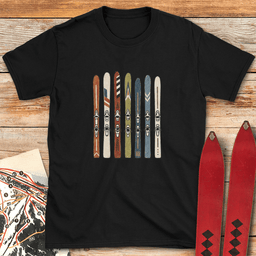 Ski Quiver T Shirt Gift For Skier