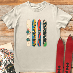 Snowboard Fence T Shirt Gift For Snowboarder