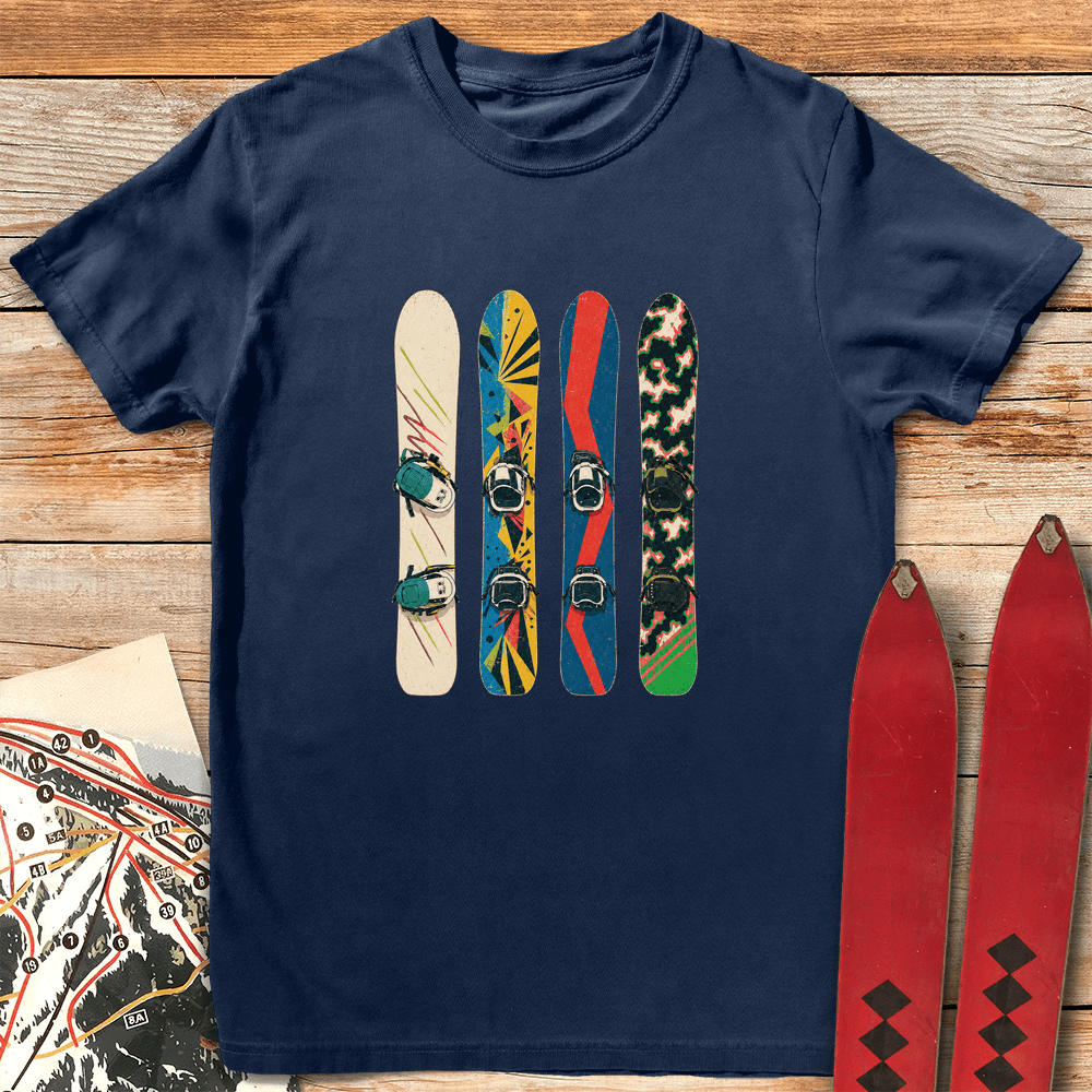 Snowboard Fence T Shirt Gift For Snowboarder