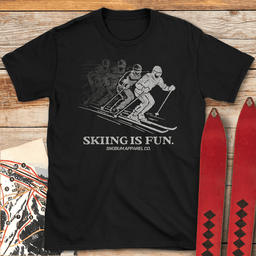 Skiing Is Fun T Shirt Gift For Skier