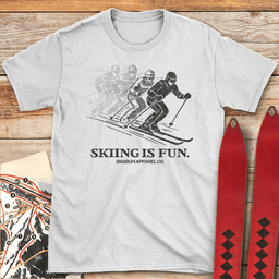 Skiing Is Fun T Shirt Gift For Skier