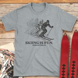 Skiing Is Fun T Shirt Gift For Skier