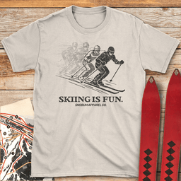 Skiing Is Fun T Shirt Gift For Skier