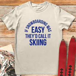 Skiing Is Easy T Shirt Gift For Skier