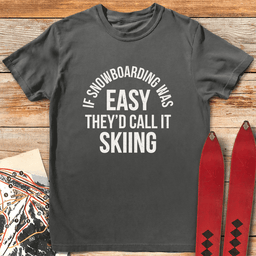 Skiing Is Easy T Shirt Gift For Skier