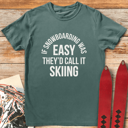Skiing Is Easy T Shirt Gift For Skier