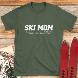 Ski Mom Definition T Shirt Gift For Mom