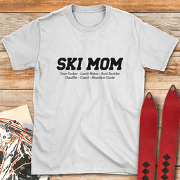 Ski Mom Definition T Shirt Gift For Mom