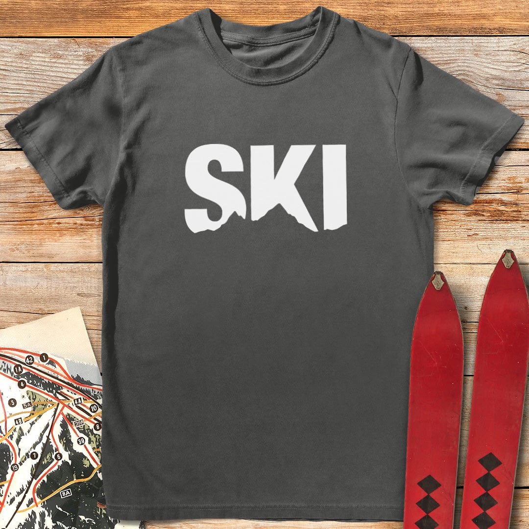 Ski Skyline T Shirt Gift For Skier